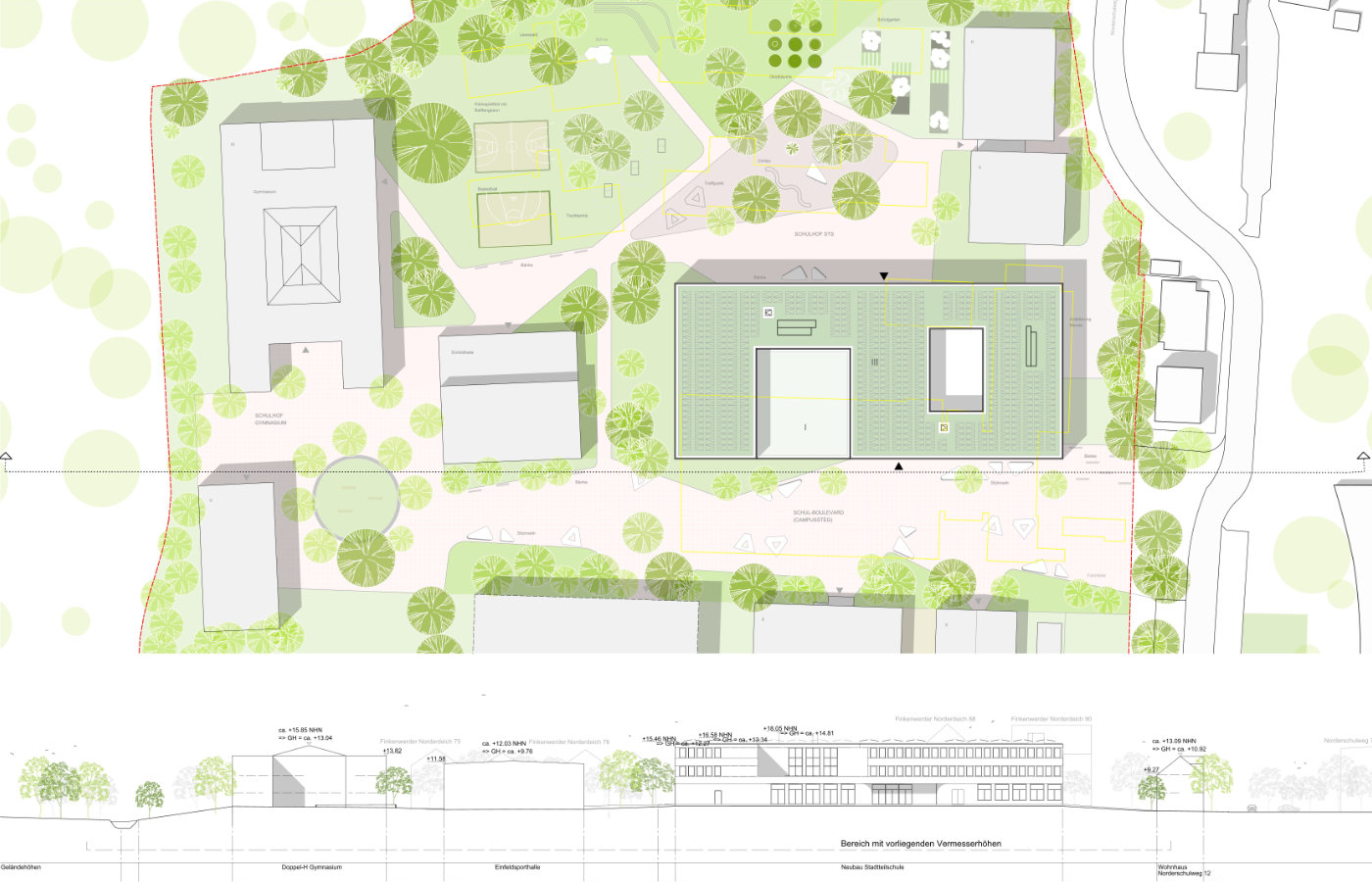 Neubau und Sanierungsmaßnahmen Stadtteilschule Finkenwerder 2